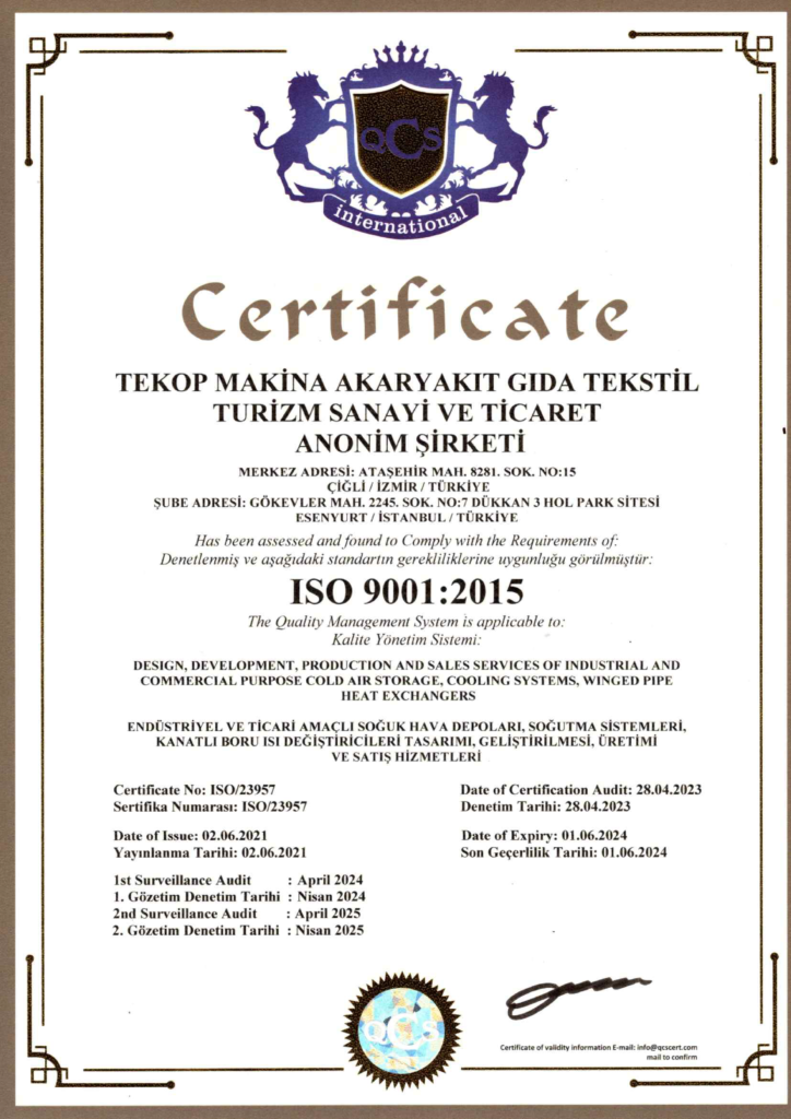 TEKOP ISO 9001 2015