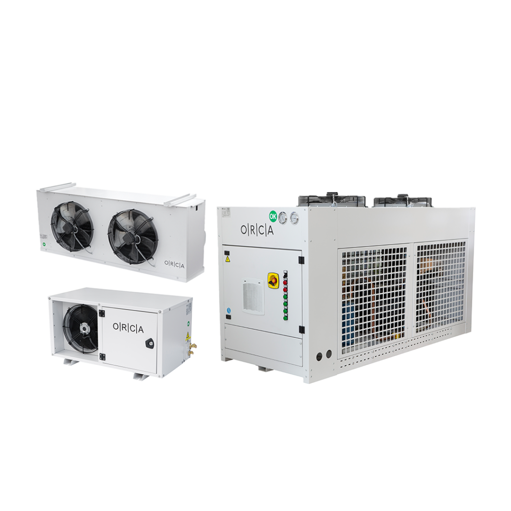 Industrial refrigeration units used for cold storage systems